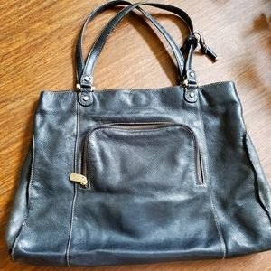 Liz Claiborne Vintage Leather Hobo Tote